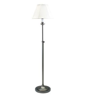 Club 1 Light Floor Lamps in Antique Silver CL201 AS
