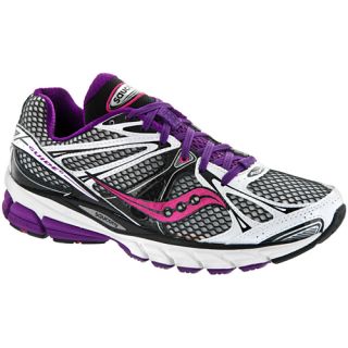 Saucony Guide 6 Saucony Womens Running Shoes White/Black/Purple