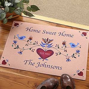 Home Sweet Home Personalized Door Mat