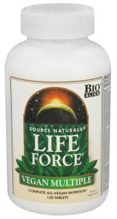 Source Naturals   Life Force Vegan Multiple   120 Tablets
