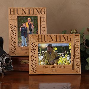 Personalized Hunting Wood Picture Frames