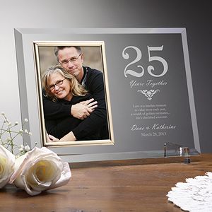 Engraved Anniversary Picture Frames   Years Together