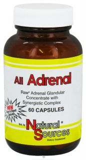 Natural Sources   All Adrenal   60 Capsules