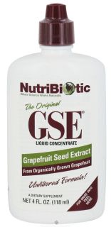 Nutribiotic   GSE   Grapefruit Seed Extract Liquid Concentrate   4 oz.