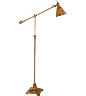E.F. Chapman Architects 1 Light Floor Lamps in Hand Rubbed Antique Brass SL1031HAB