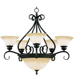 Pacific 7 Light Chandeliers in Kentucky Bronze 2656WSKB