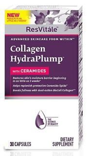 ResVitale   Collagen HydraPlump with Ceramides   30 Capsules