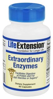 Life Extension   Extraordinary Enzymes   60 Capsules