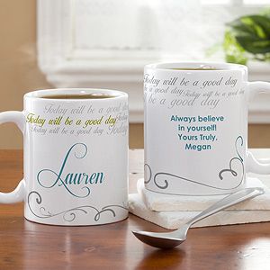 Personalized Inspirational Coffee Mugs   Cup of Inspiration