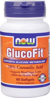 NOW Foods   GlucoFit 24 mg.   60 Softgels formerly GlucoTrim