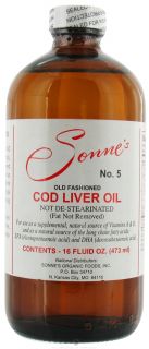 Sonnes   Old Fashioned Cod Liver Oil #5   16 oz. DAILY DEAL