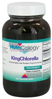 Nutricology   KingChlorella   600 Chewable Tablets