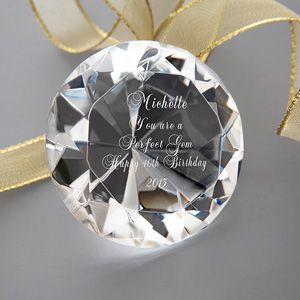 Personalized Crystal Diamond Keepsake   Youre a Perfect Gem