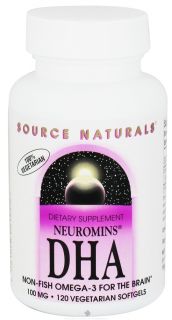 Source Naturals   Neuromins DHA 100 mg.   120 Vegetarian Softgels