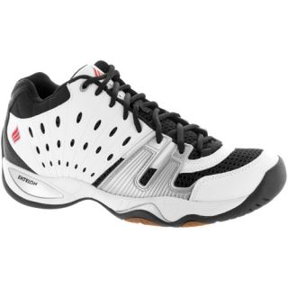 Ektelon T22 Mid Ektelon Mens Indoor, Squash, Racquetball Shoes White/Black/Sil