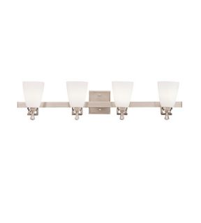 Uptown 4 Light Bathroom Vanity Lights in Brushed Nickel 5404NI