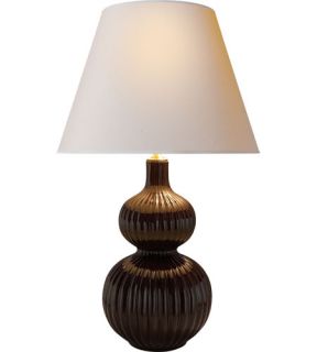 Alexa Hampton Lucille 2 Light Table Lamps in Dark Brown Porcelain AH3040DB NP
