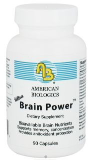 American Biologics   Ultra Brain Power   90 Capsules