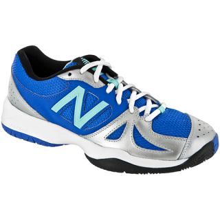 New Balance 696 New Balance Womens Tennis Shoes Silver/Blue