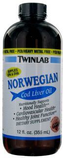 Twinlab   Norwegian Cod Liver Oil Cherry   12 oz.