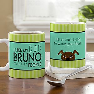 Personalized Dog Lover Pet Coffee Mug