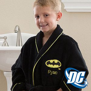 Personalized Kids Robes   Batman