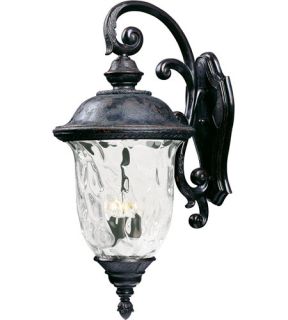 Carriage House Vx 3 Light Outdoor Wall Lights in Oriental Bronze 40498WGOB