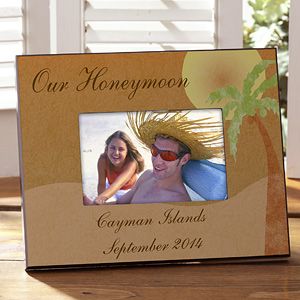 Personalized Honeymoon Picture Frames