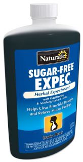 Naturade   Expec Herbal Expectorant Sugar Free with Guaifenesin Licorice Flavor   8.8 oz.