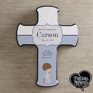 Personalized First Communion Wall Cross   Precious Moments
