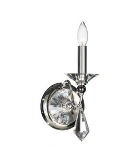 Jasmine 1 Light Wall Sconces in Silver 9671 40CL