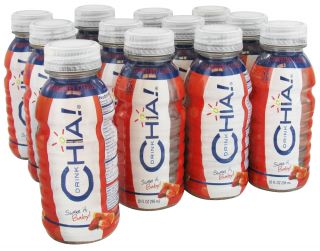 Drink Chia   Whole Omega 3 Superfood Drink Strawberry Citrus   10 oz.