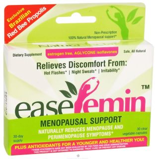 NaturaNectar   EaseFemin Menopausal Support   30 Vegetarian Capsules