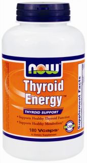 NOW Foods   Thyroid Energy   180 Vegetarian Capsules
