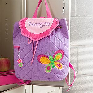 Girls Personalized Butterfly Backpack