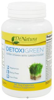 DrNatura   DetoxiGreen Super Vitamin With Green Foods   90 Vegetarian Capsules