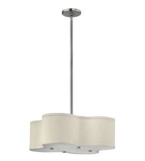 Cirrus 4 Light Foyer Pendants in Brushed Nickel 3804BN