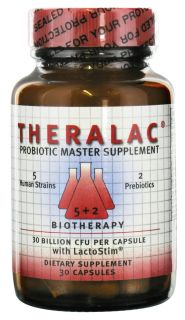 Master Supplements   Theralac Probiotic Master Supplement   30 Capsules