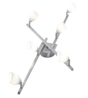 Terry 1 6 Light Track Lighting in Chrome 88358A