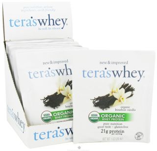 Teras Whey   Organic Grass Fed Whey Protein Packet Bourbon Vanilla   1 oz.