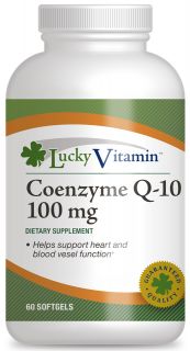 LuckyVitamin   Coenzyme Q 10 100 mg.   60 Softgels
