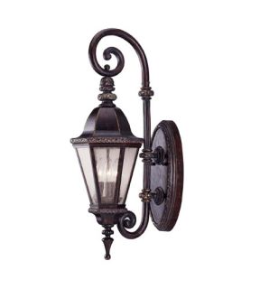Canterbury 3 Light Outdoor Wall Lights in Bark And Gold KP 5 200 52