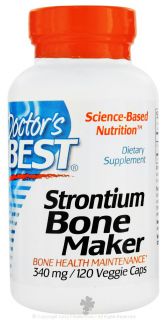 Doctors Best   Strontium Bone Maker 340 mg.   120 Vegetarian Capsules