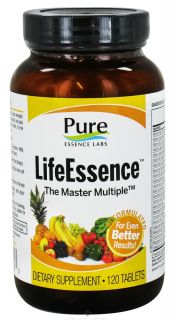 Pure Essence Labs   LifeEssence The Master Multiple   120 Tablets