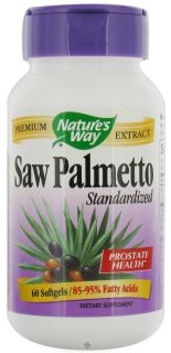 Natures Way   Saw Palmetto Standardized Extract 160 mg.   60 Softgels