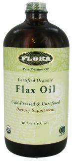 Flora   Flax Oil Certified Organic   32 oz.