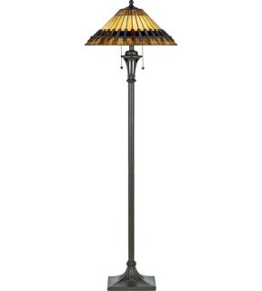 Tiffany 2 Light Floor Lamps in Vintage Bronze TF489F
