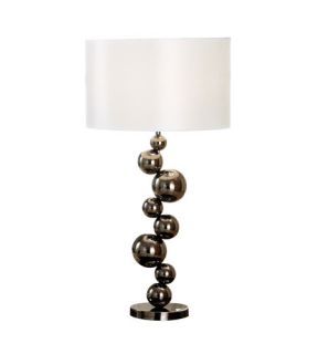 Cleona 1 Light Table Lamps in Black Chrome D1618