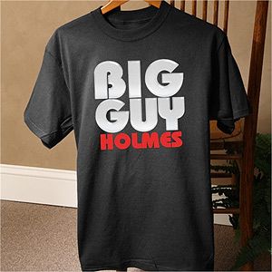 Personalized T Shirts   Big Guy and Little Guy Father & Son Shirts