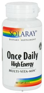 Solaray   Once Daily High Energy Multi Vita Min   60 Capsules